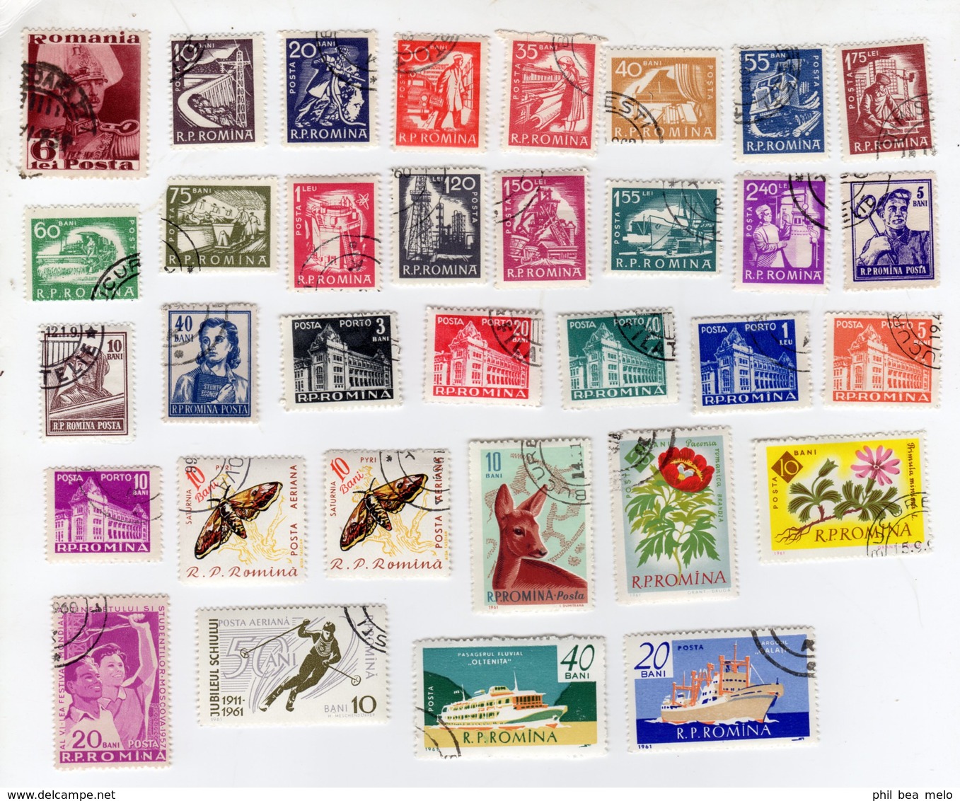 TIMBRES EUROPE DE L'EST - PAYS DIVERS - LOT + DE 1100 TIMBRES - OBLITERES - VOIR SCANS ET DESCRIPTION