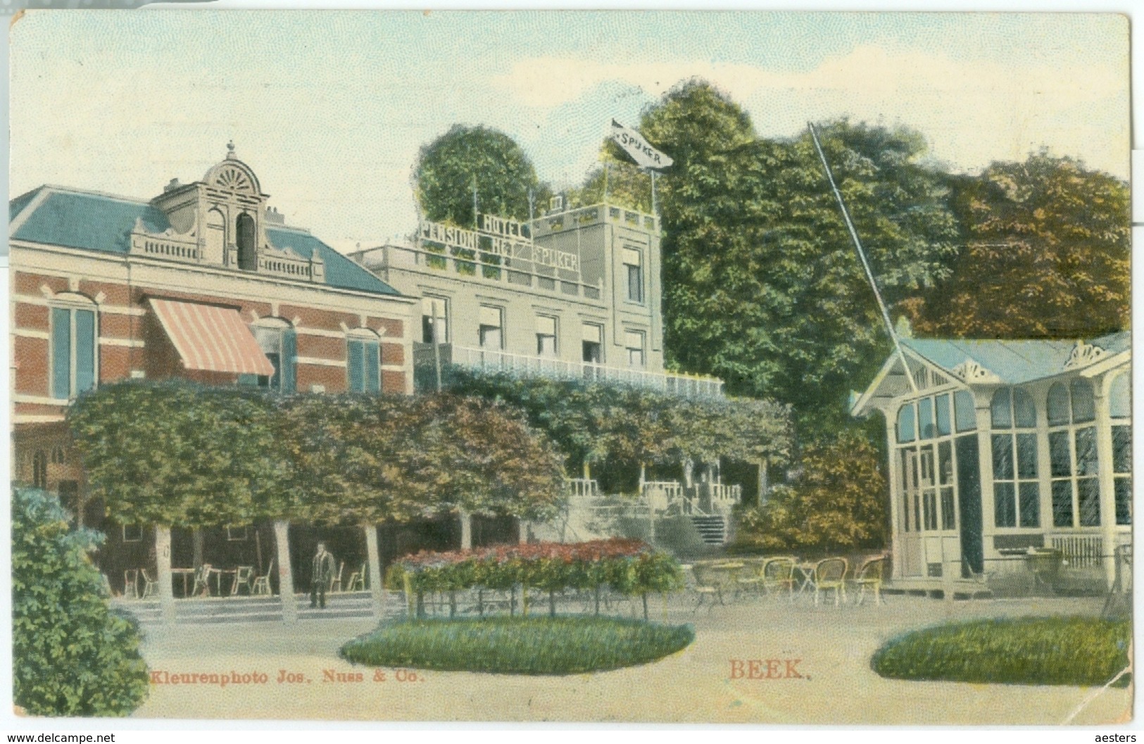 Beek 1907; Hotel Pension Het Spijker - Gelopen. (Jos. Nuss & Co.) - Sonstige & Ohne Zuordnung