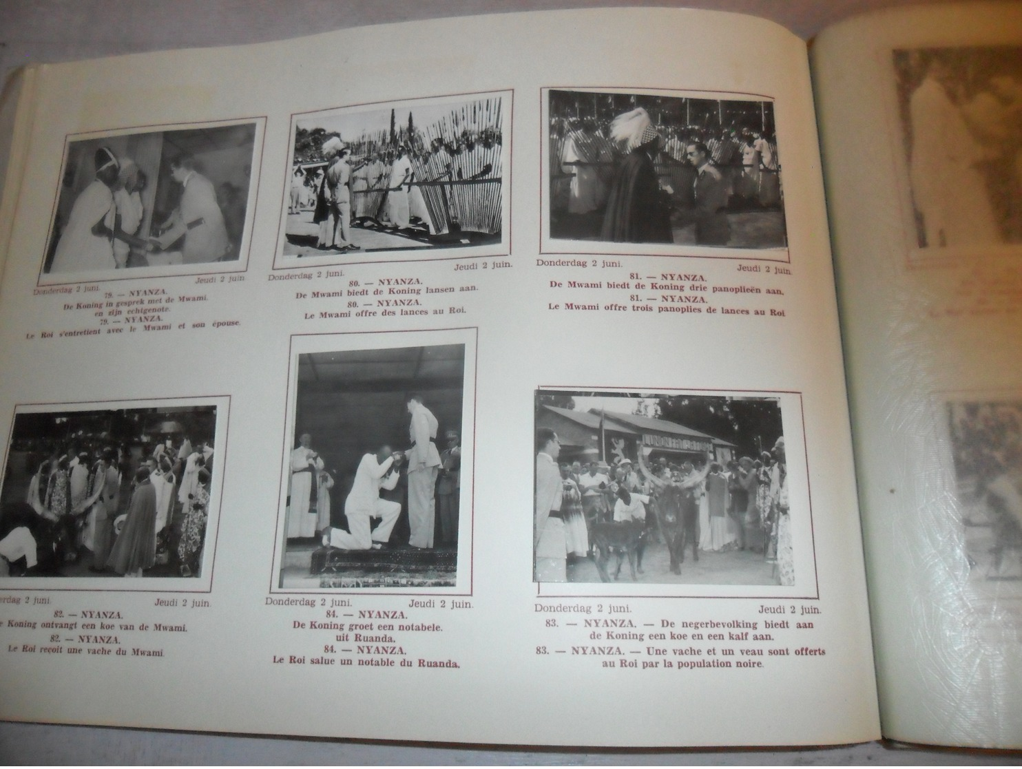 Album " LACSIA " Wespelaar  - Reis Van Koning Boudewijn In Kongo ( Congo ) 1955 - 126 Chromos ( Photos ) Kompleet - Albums & Katalogus