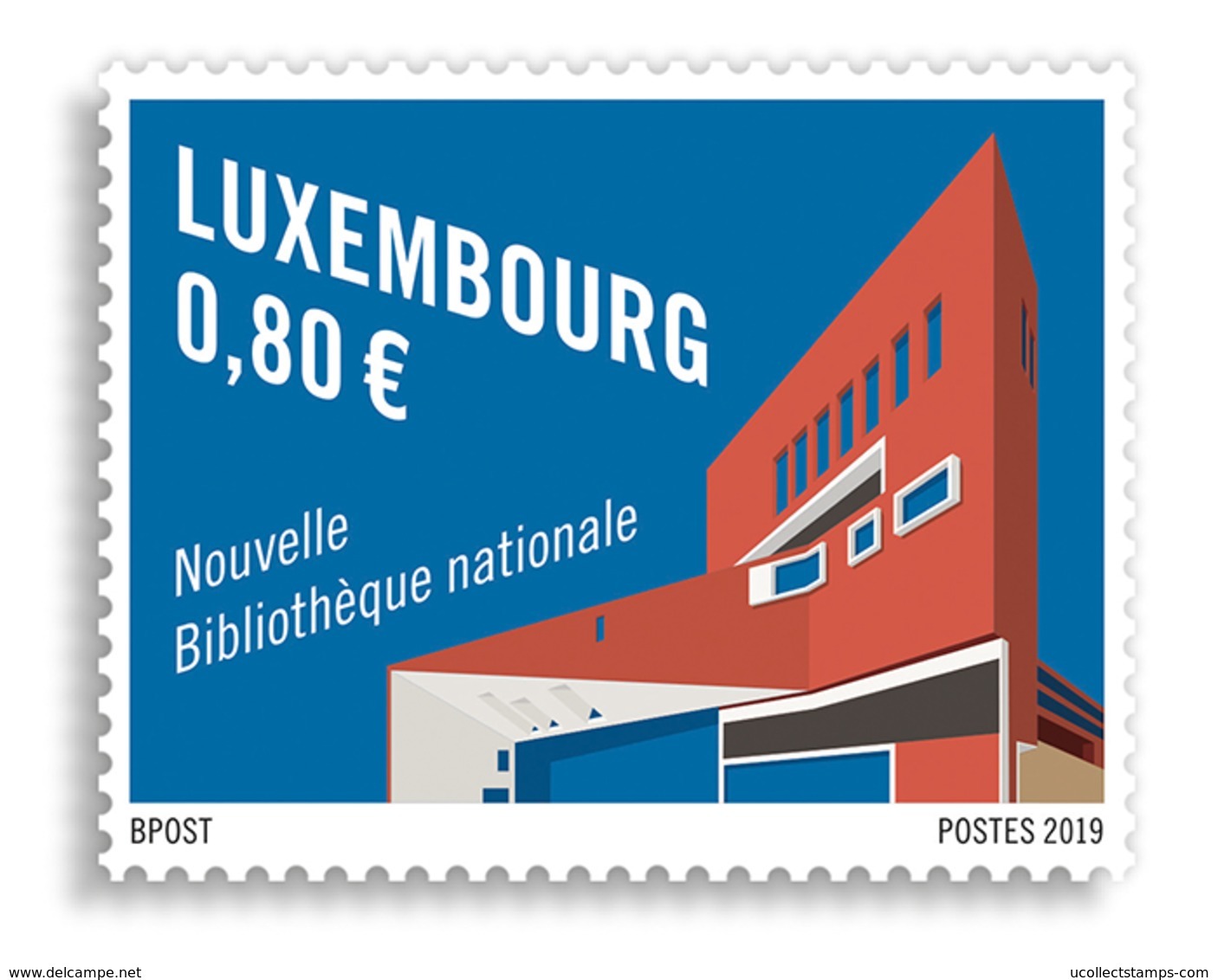 Luxemburg 2019  NATIONAL LIBRARY NATIONALE BIBLIOTHEEK                 Postfris/mnh/neuf - Neufs