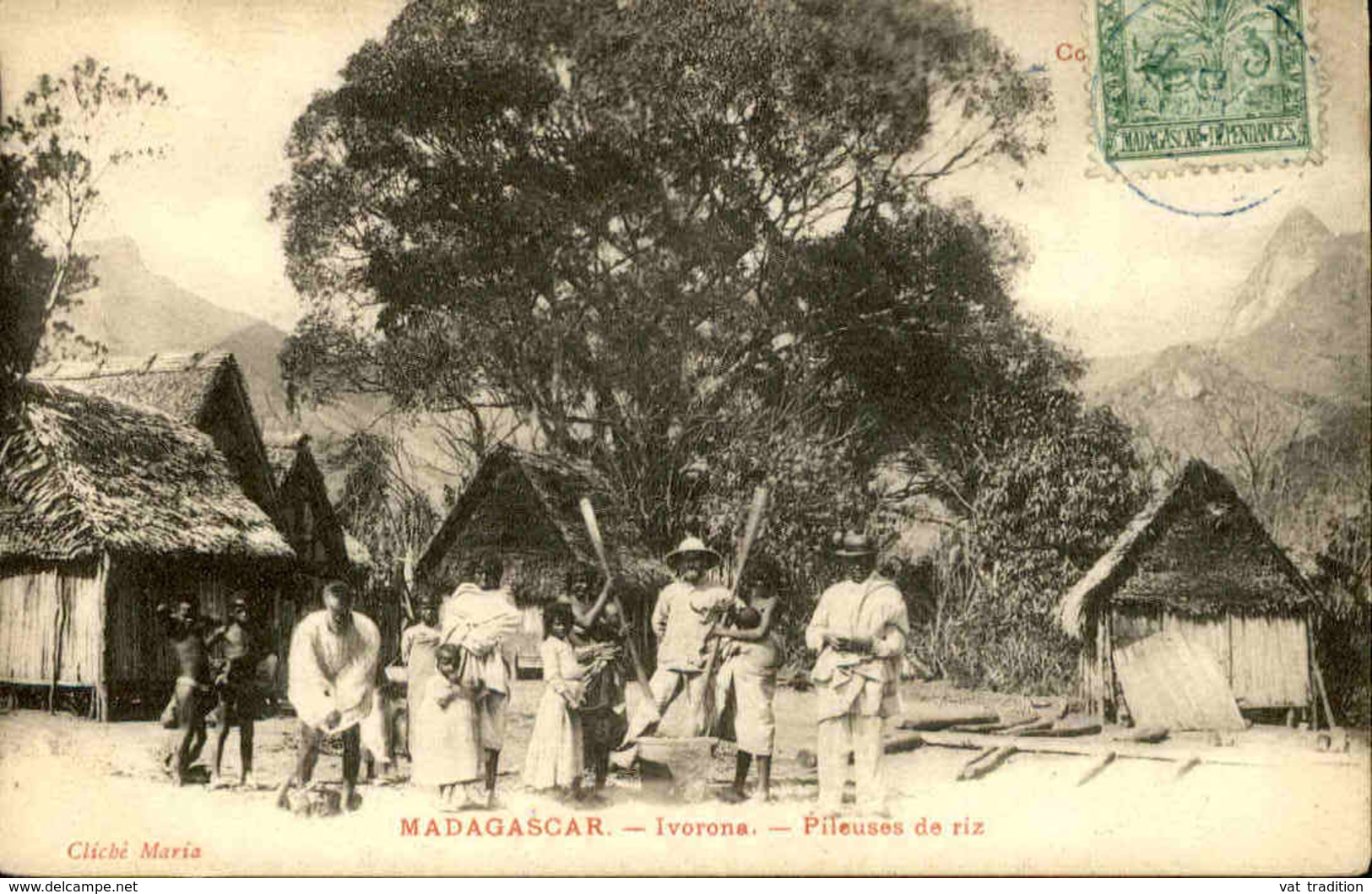 MADAGASCAR - Carte Postale - Ivorona - Pileuses De Riz - L 29221 - Madagascar