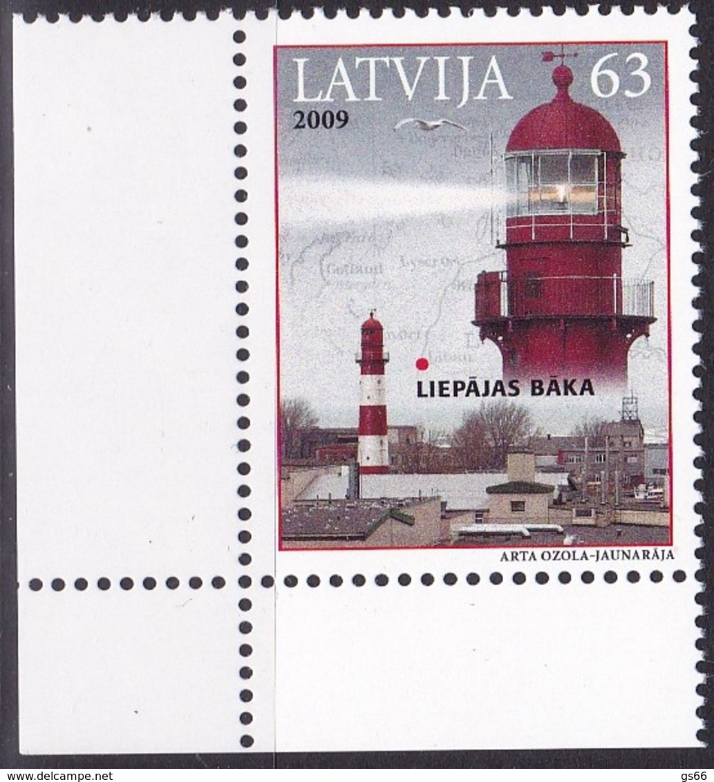 Lettland, 2009, 771, Leuchtturm Liepāja (Libau).  MNH ** - Lettonie