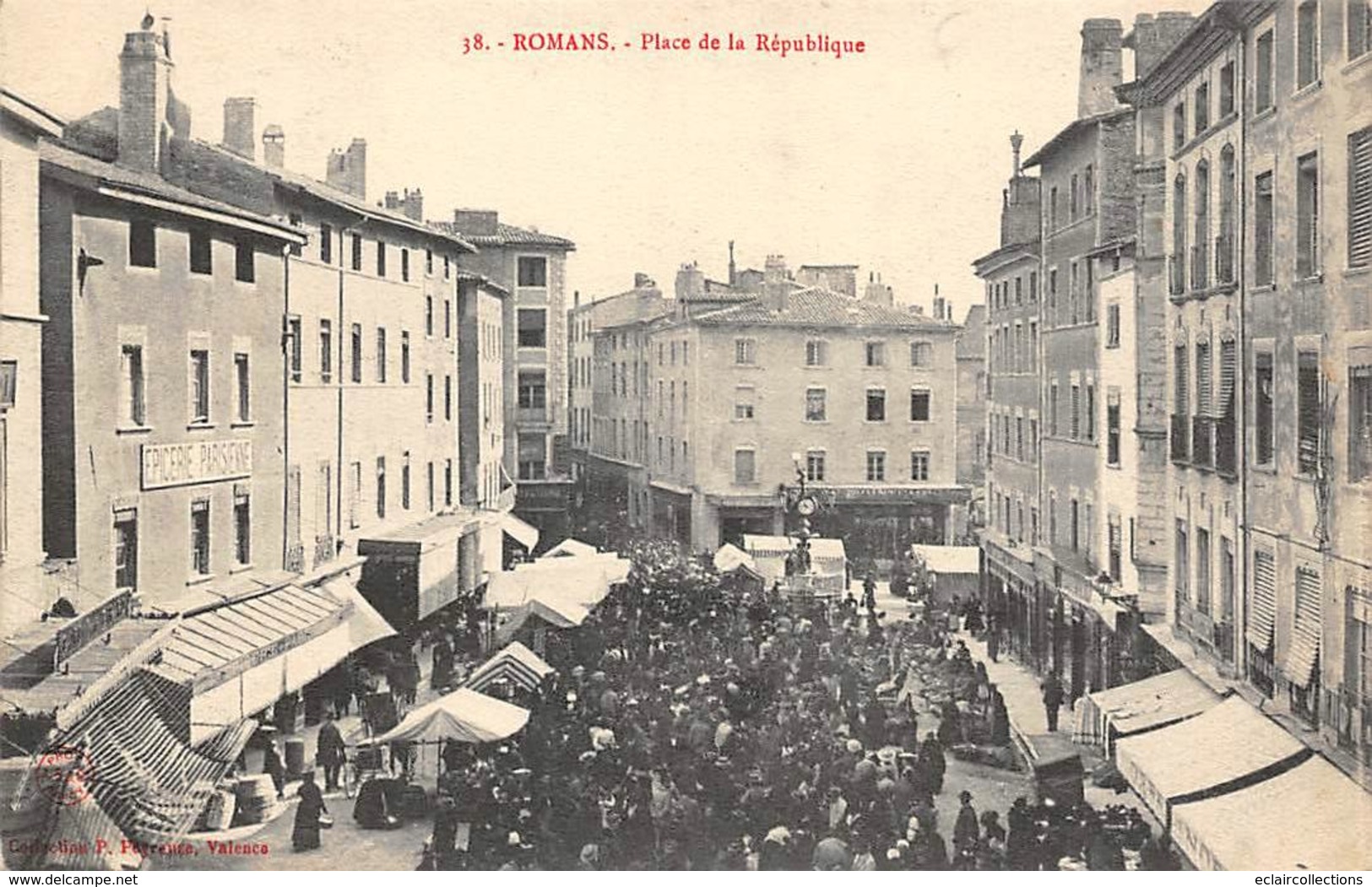 Romans Sur Isère      26    Marché Place De La République      (Voir Scan) - Romans Sur Isere