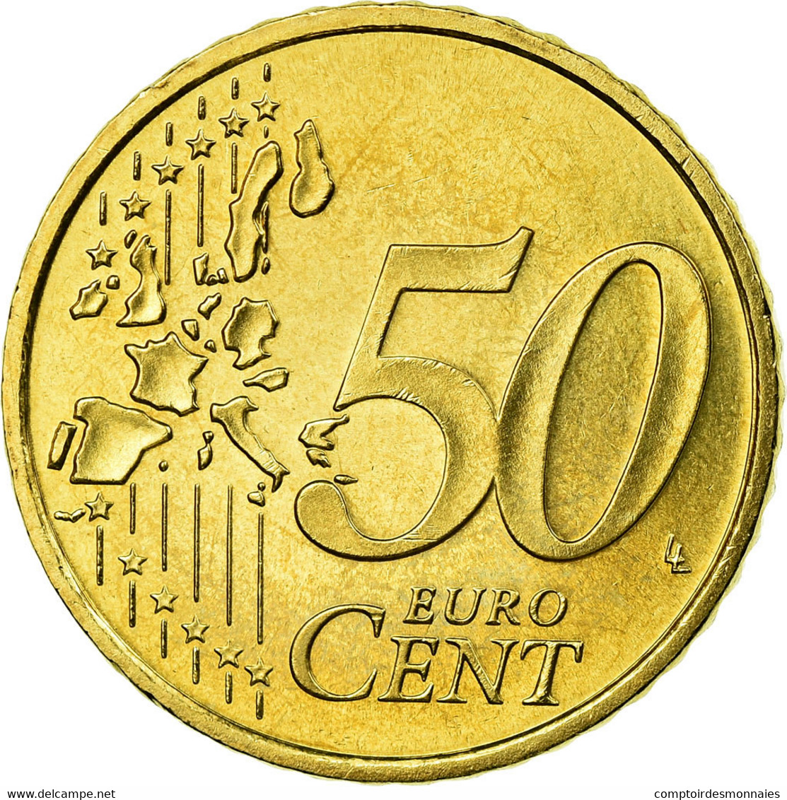 République Fédérale Allemande, 50 Euro Cent, 2004, TTB, Laiton, KM:212 - Germany