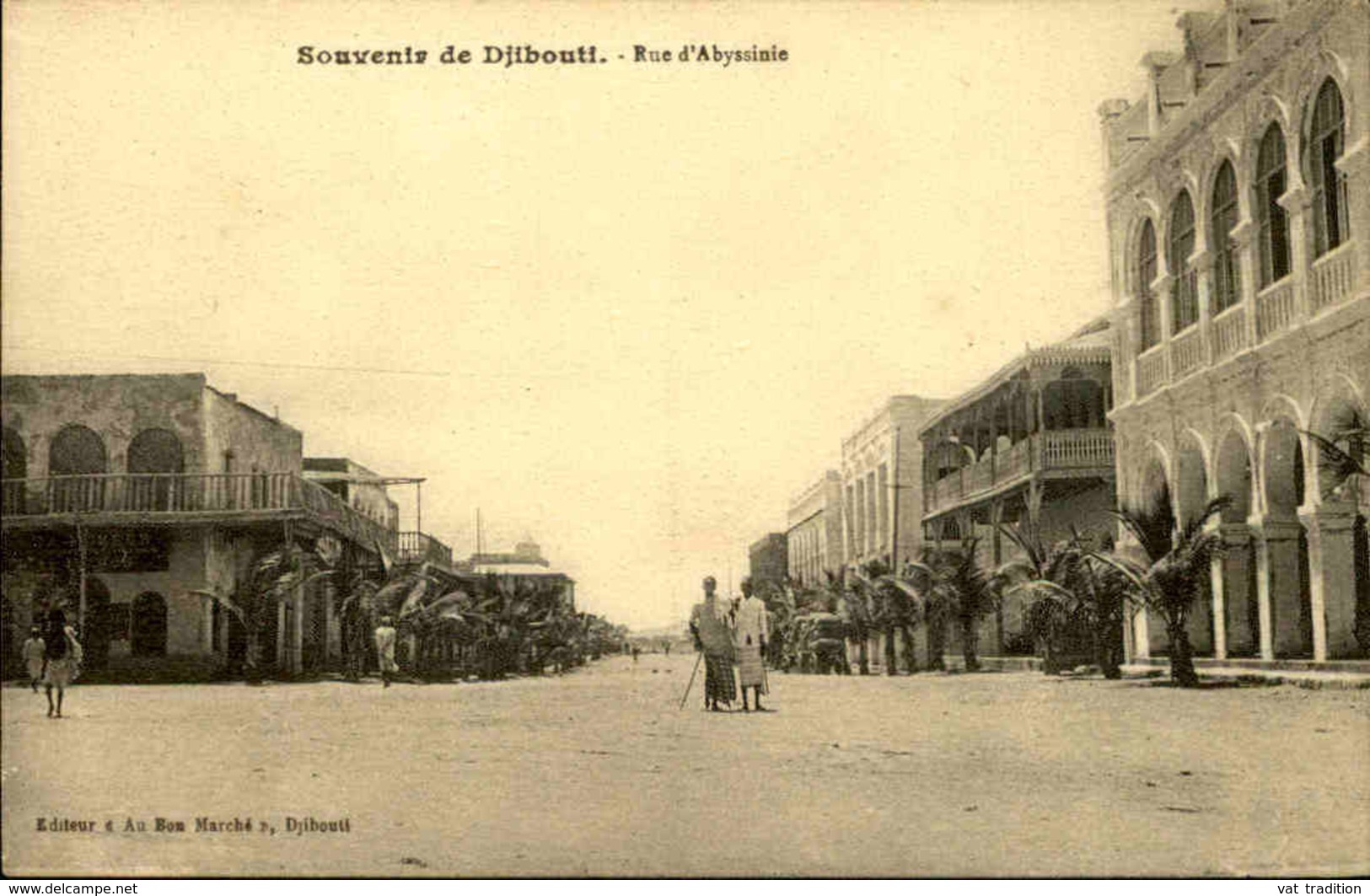 DJIBOUTI - Carte Postale - Rue D'Abyssinie - L 29239 - Djibouti