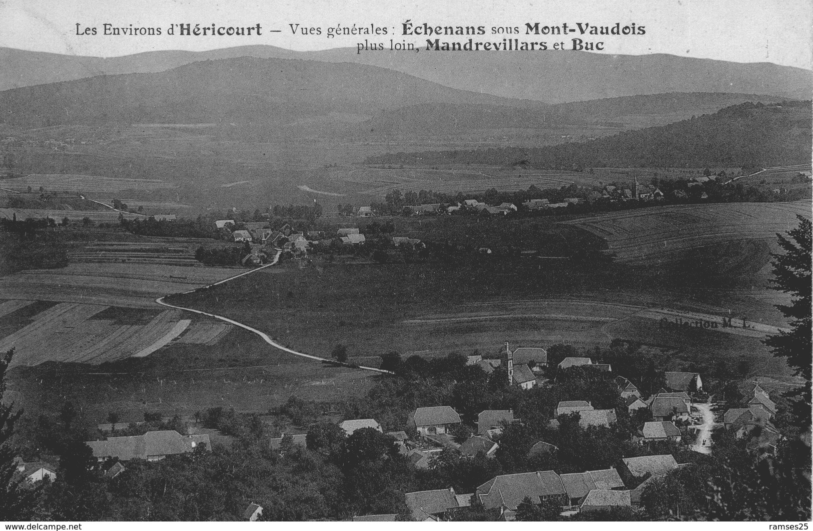 (Hte Saone)  CPA  Echenans Sous Mont Vaudois  Et Mandrevillars Et Buc  ( Bon Etat) - Autres & Non Classés