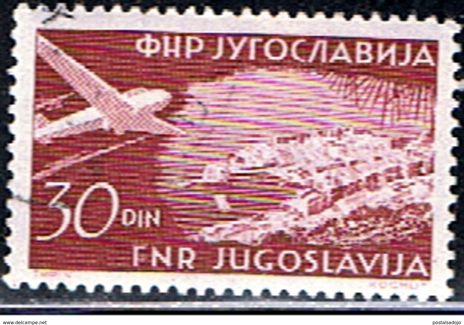 YOUGOSLAVIE 175 // YVERT 38 // 1951-52 - Airmail