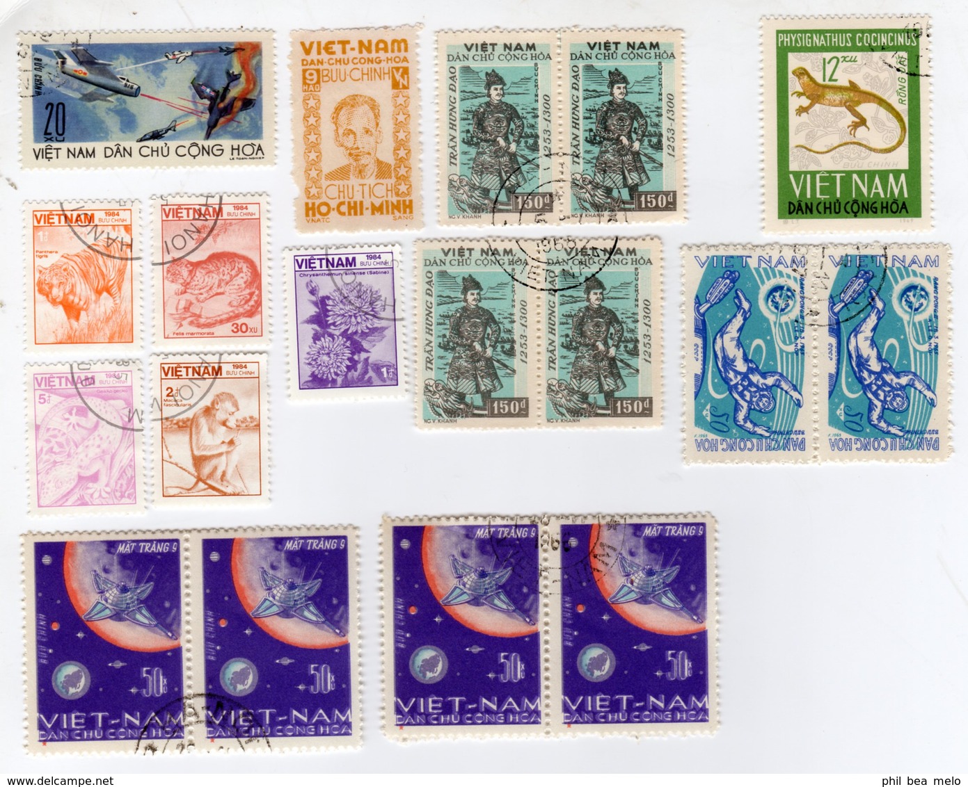 TIMBRES ASIE - PAYS DIVERS - LOT 190 TIMBRES - OBLITERES OU NON  - VOIR SCANS ET DESCRIPTION