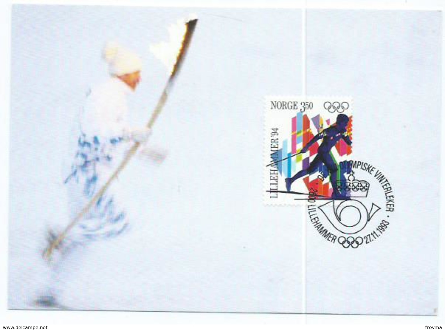 Carte De Norvege 1993 - Maximumkarten (MC)