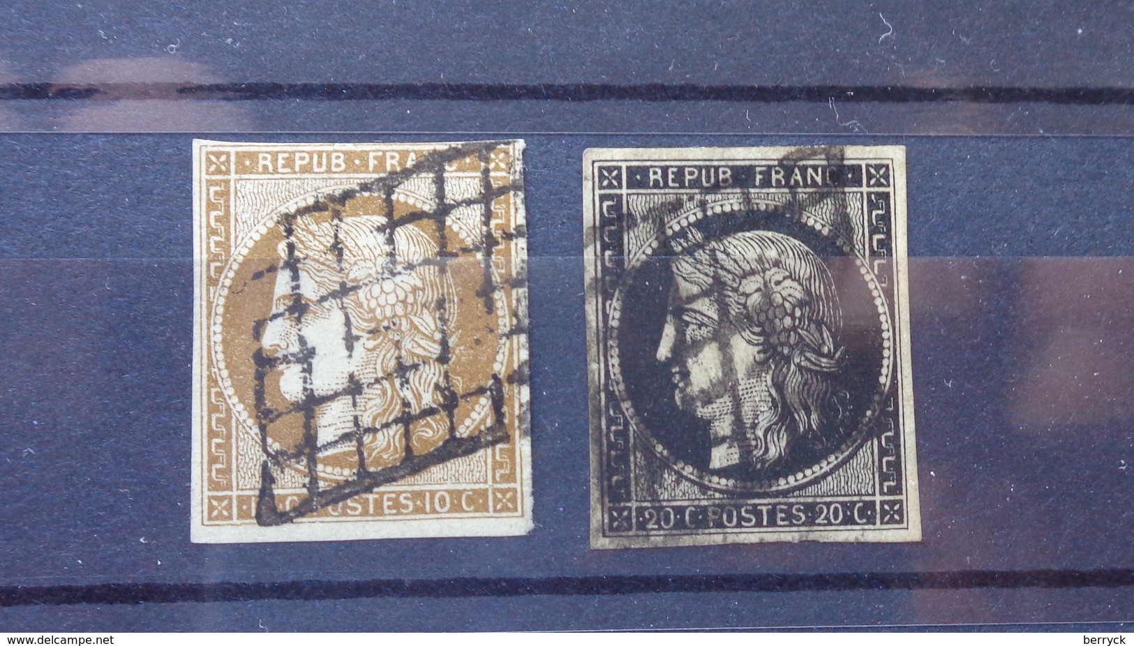 N° 1 Et 3,  Lot 1206 - 1849-1850 Ceres