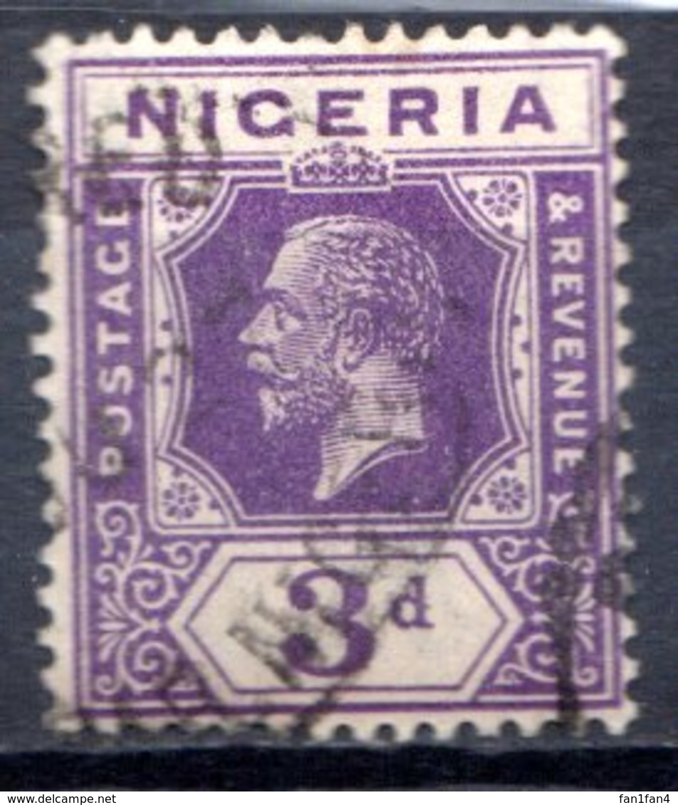 NIGERIA - (Colonie Britannique) - 1921-31 - N° 25 - 3 P. Violet - (George V) - Nigeria (...-1960)