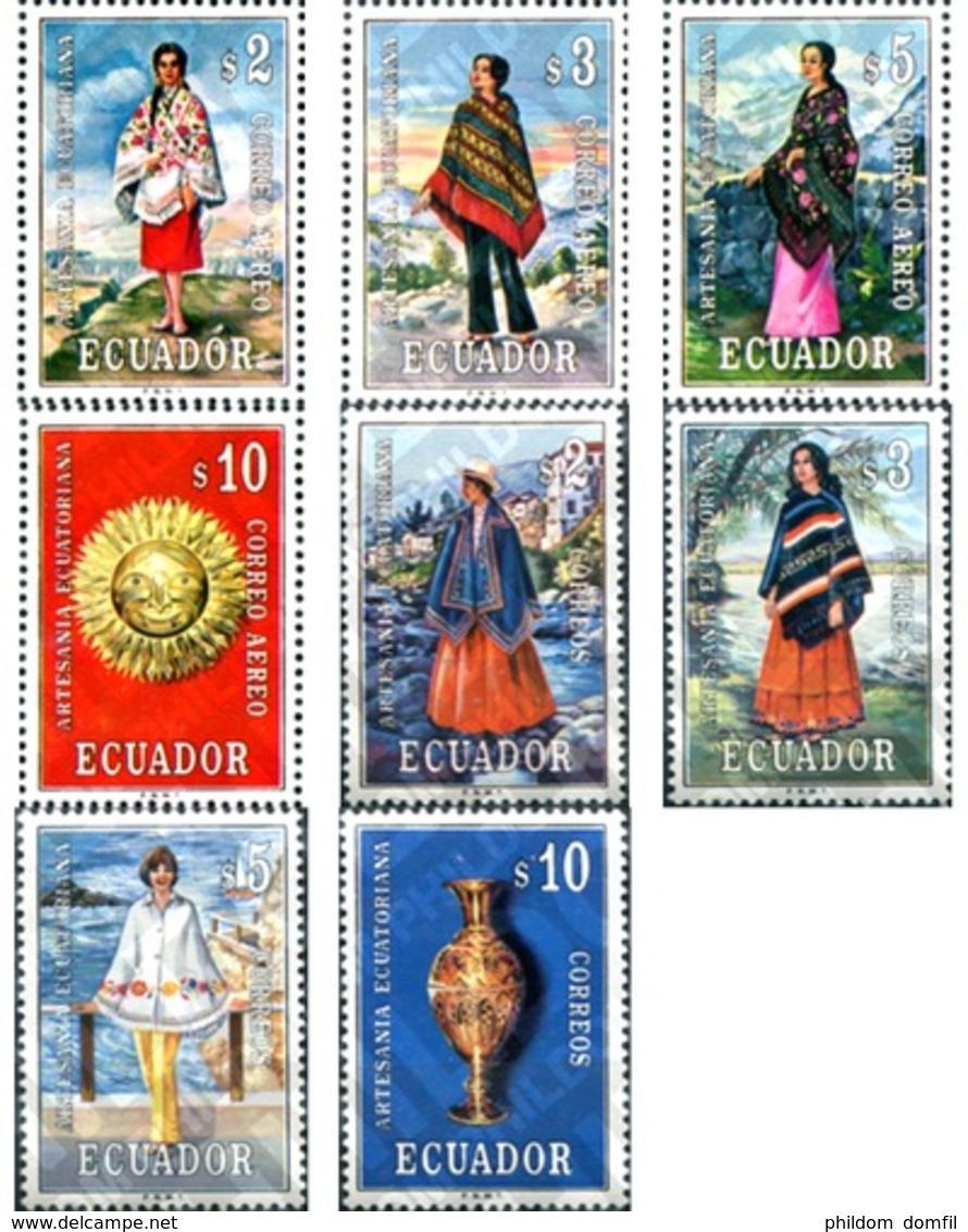 Ref. 304687 * MNH * - ECUADOR. 1972. HANDICRAFTS . ARTESANIA - Andere & Zonder Classificatie