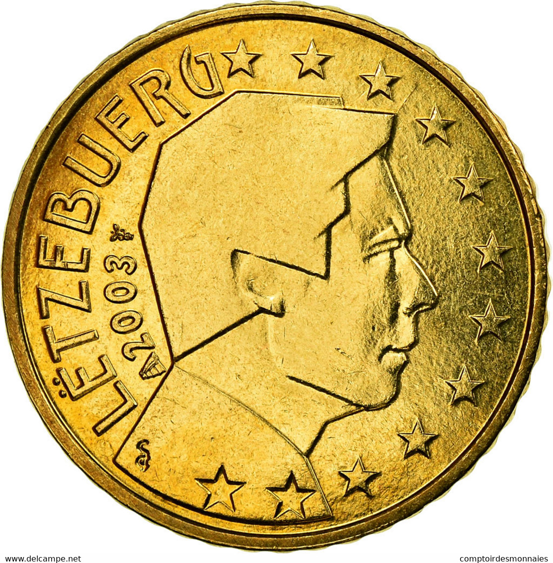 Luxembourg, 50 Euro Cent, 2003, SUP, Laiton, KM:80 - Lussemburgo