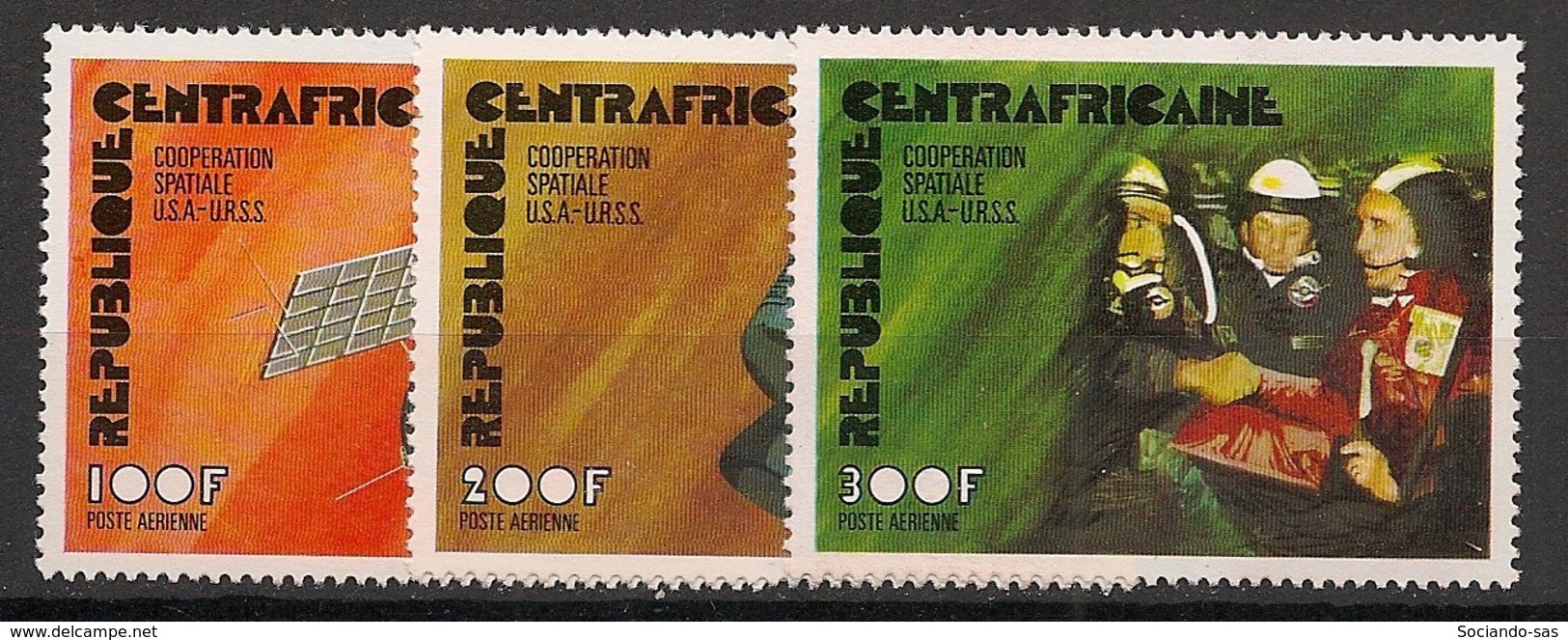 Centrafricaine - 1976 - Poste Aérienne PA N°Yv. 140 à 142 - Coopération Spatiale - Neuf Luxe ** / MNH / Postfrisch - Centrafricaine (République)