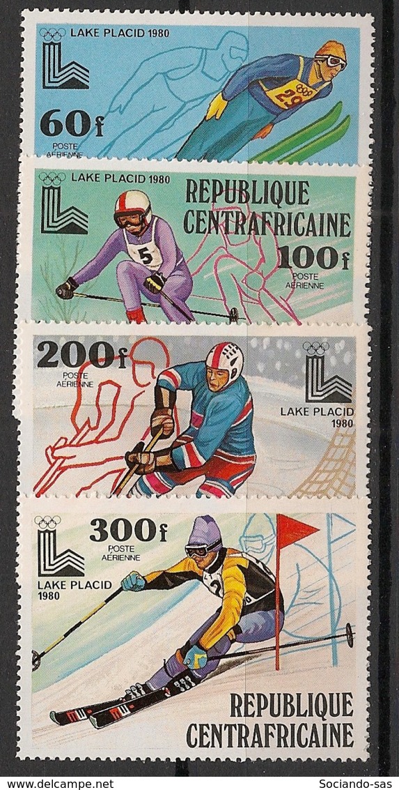 Centrafricaine - 1979 - Poste Aérienne PA N°Yv. 208 à 211 - Olympics / Lake Placid 80 - Neuf Luxe ** / MNH / Postfrisch - Repubblica Centroafricana