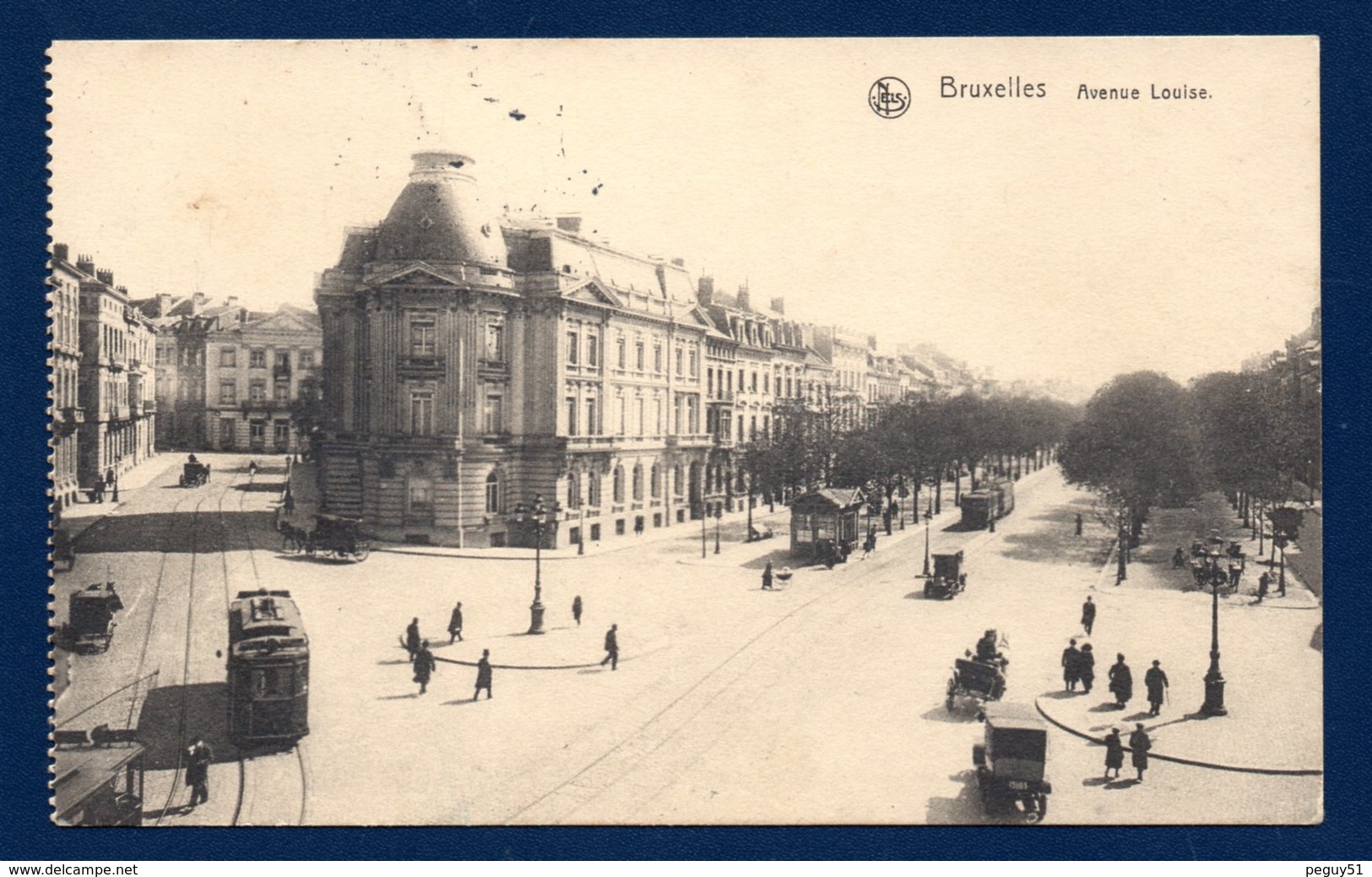 Bruxelles. Avenue Louise. Feldpost 4. Ersatz Division. Infanterie Regiment 361. Maschinengewehr Kompagnie. 1915 - Avenidas, Bulevares