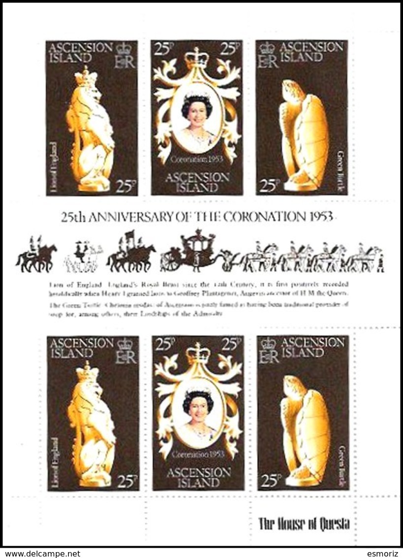 ASCENSION, Royalty: Silver Jubilee, Yv 230-32, ** MNH, F/VF, Cat. € 8 - Ascension (Ile De L')