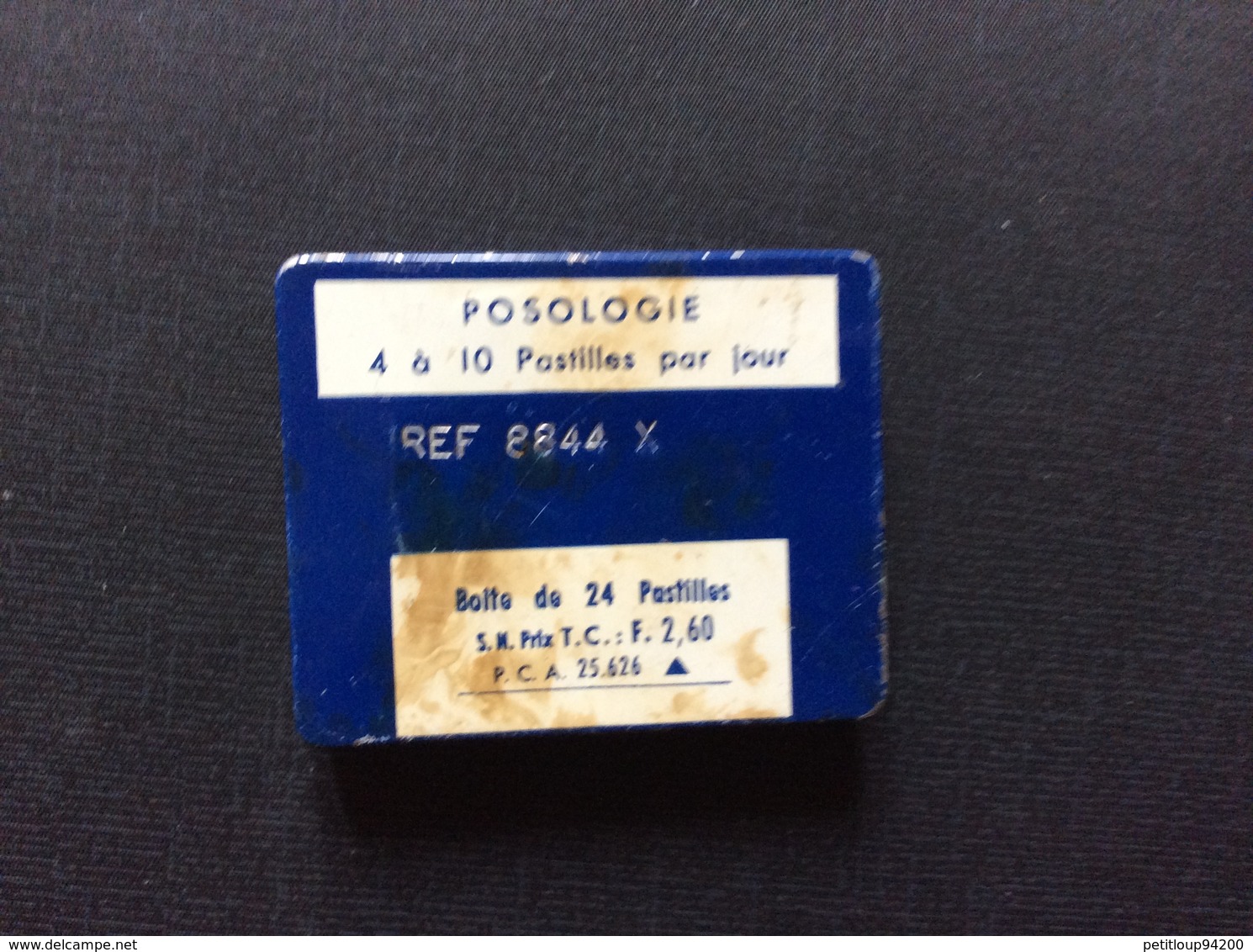 BOITE METAL SOLUTRICINE Pastilles  LABORATOIRE ROGER BELLON S.a. NEUILLY  Hauts-de-Seine - Boîtes