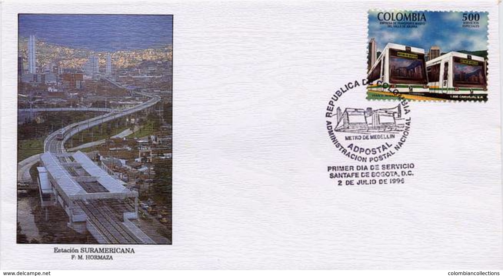 Lote 2020F, Colombia, 1996, SPD-FDC, Metro De Medellin, Panoramic City - Colombia