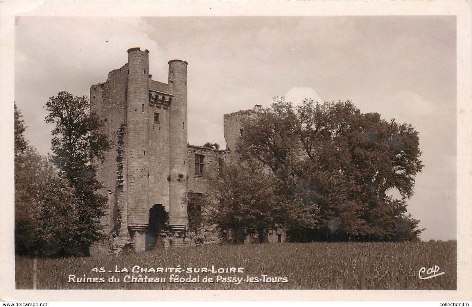 CPA FRANCE 58 "La Charité Sur Loire, Ruines Du Chateau Féodal" - La Charité Sur Loire