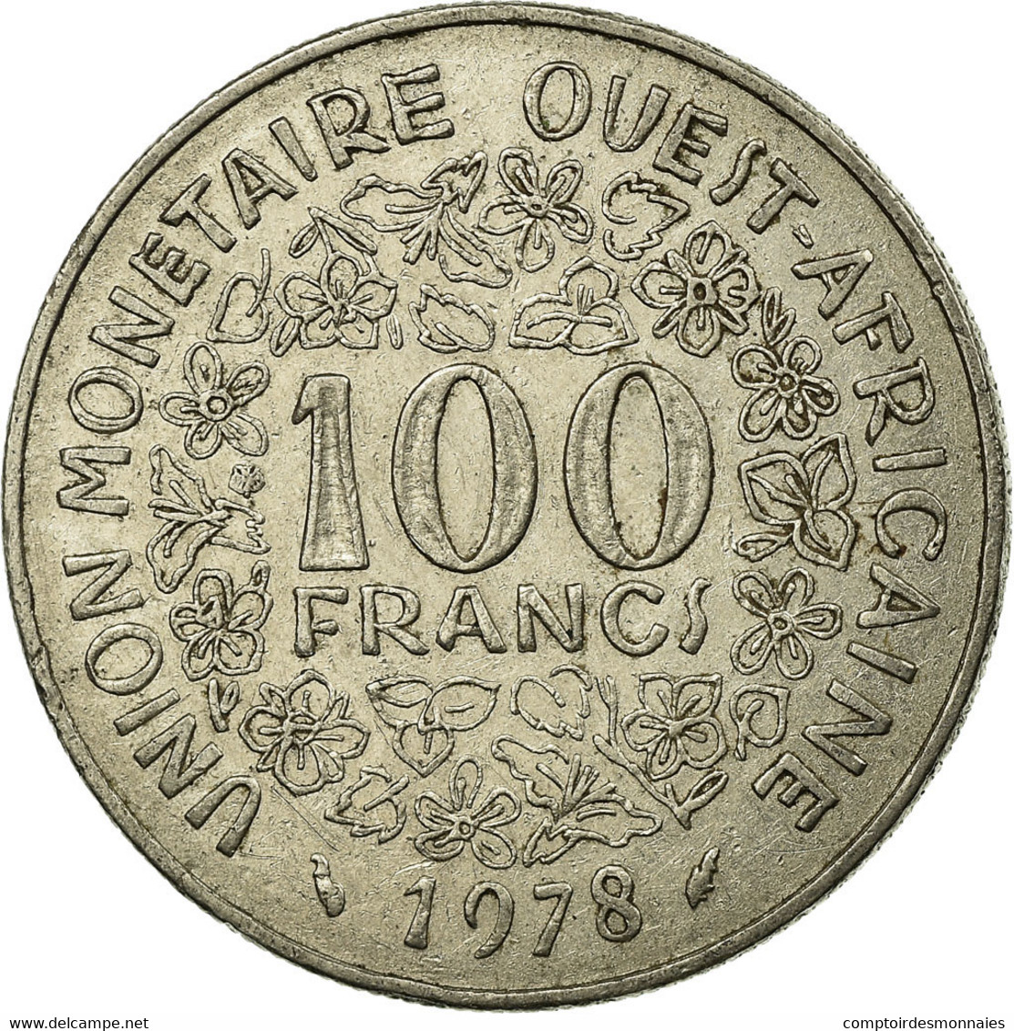 Monnaie, West African States, 100 Francs, 1978, TTB, Nickel, KM:4 - Costa De Marfil