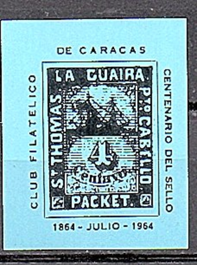 St. Thomas La Guaira Cabella Block MNH (55a) - Venezuela