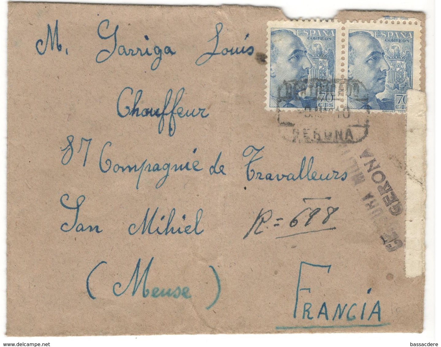 17096 - Pour La France - Lettres & Documents