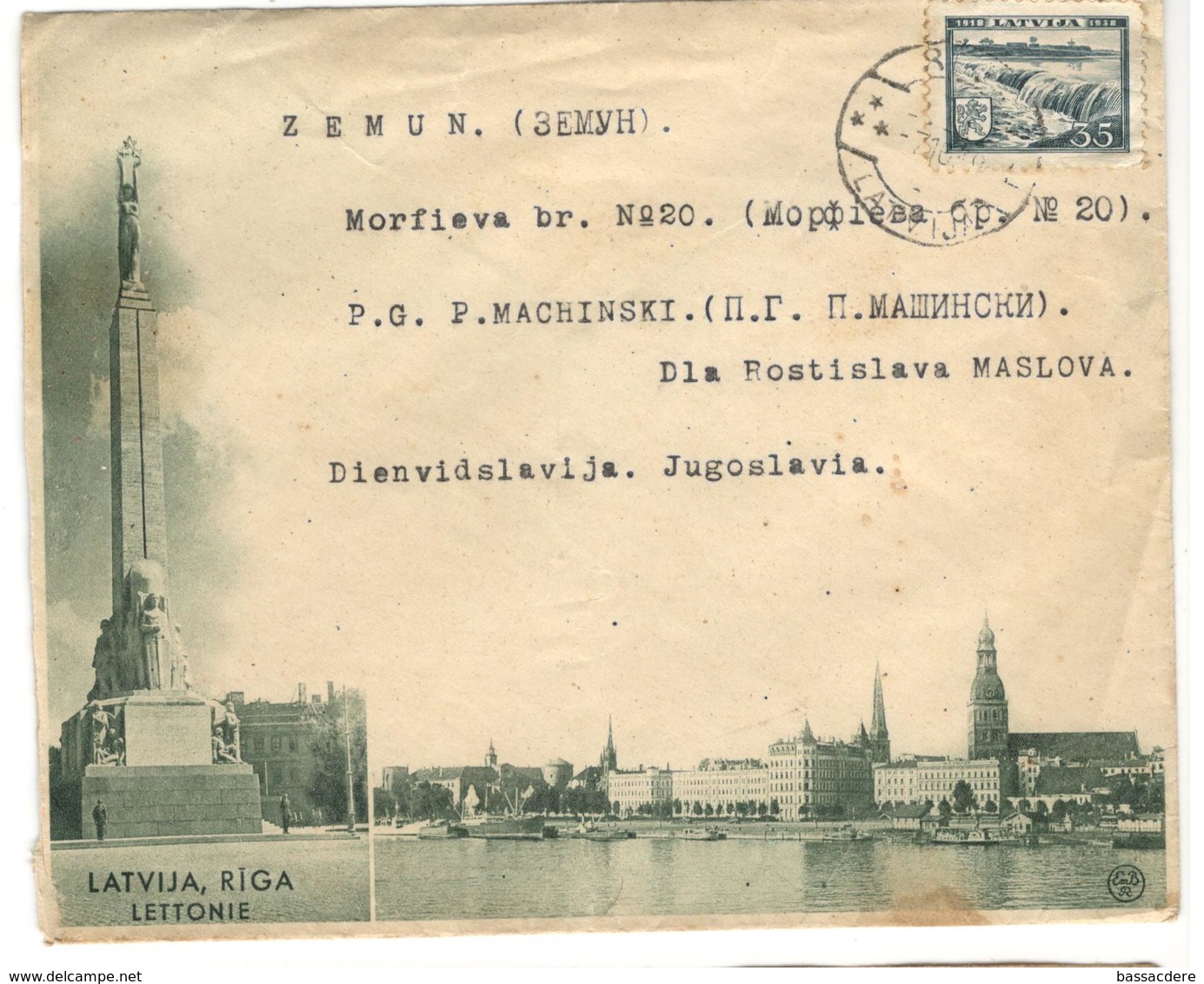 17101 - Enveloppe Illustrée De RIGA - Latvia