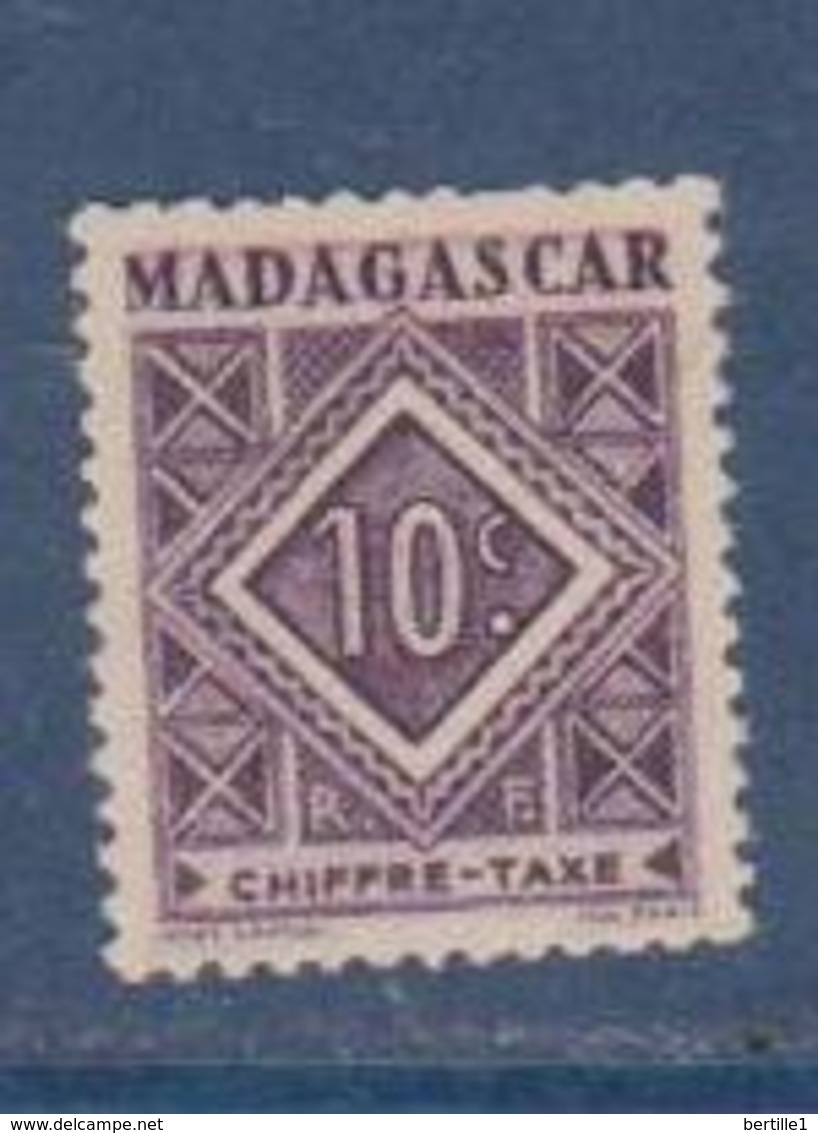 MADAGASCAR         N°  YVERT    TAXE   31        NEUF AVEC CHARNIERE      ( Char 02/18 ) - Segnatasse