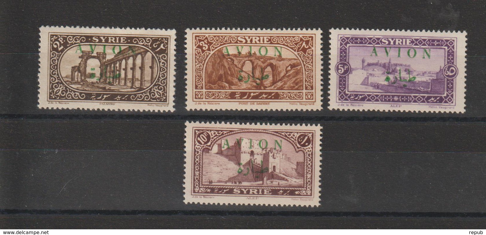 Syrie 1925 PA 26 à 29 4 Val ** MNH - Poste Aérienne