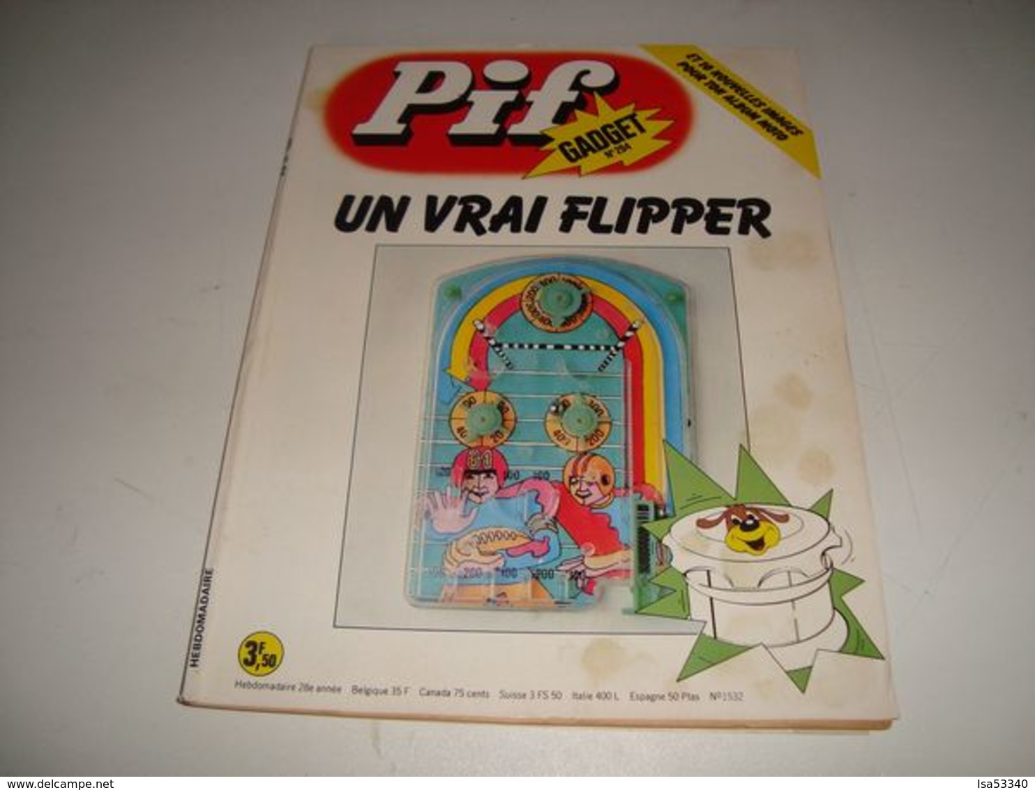 Pif Gadget N°294 - Pif Gadget