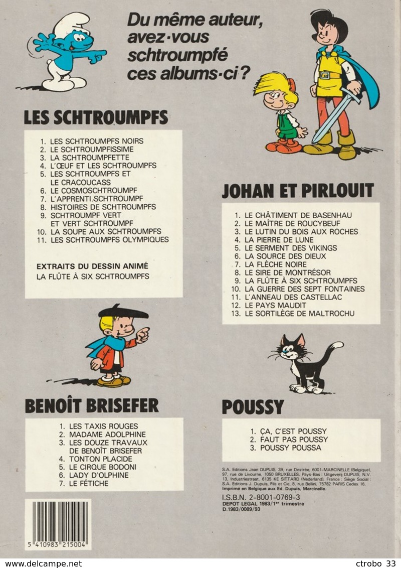 LES SCHTROUMPFS OLYMPIQUES - 11 - Edition Originale De 1983 - Schtroumpfs, Les - Los Pitufos