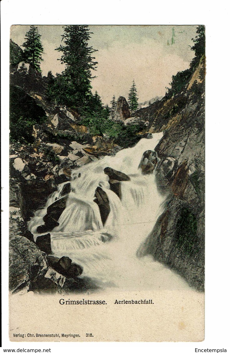 CPA - Carte Postale -Suisse -  Grimselstrasse Aerlenbachfall-  VM2973 - Erlenbach Im Simmental