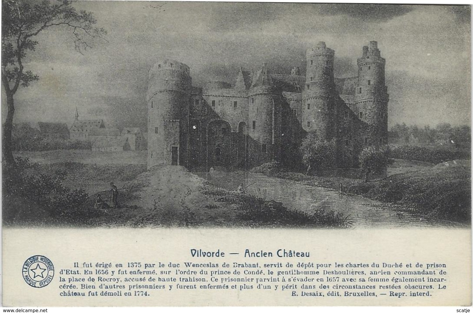 Vilvorde.   -    Ancien Château. - Vilvoorde