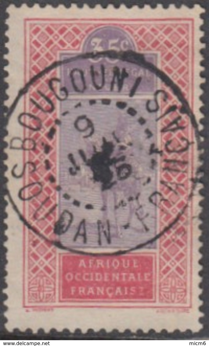 Haut-Sénégal Et Niger - Bougouni Sur N° 27 (YT) N° 26 (AM). Oblitération De 1925. - Used Stamps