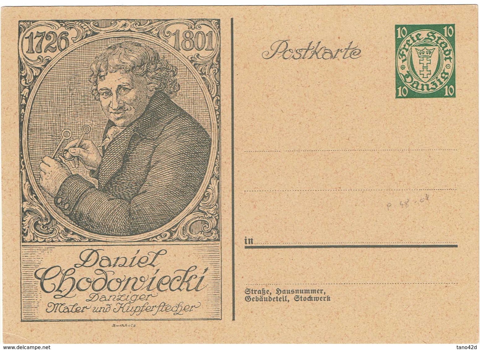 FAL7-  DANTZIG CARTE POSTALE SERIE P48/1à3  NEUVE COTE EUR 155 - Postal  Stationery