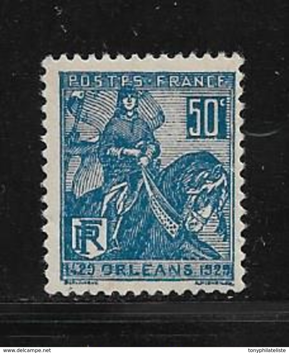 France N° 257   Neuf * - ....-1929