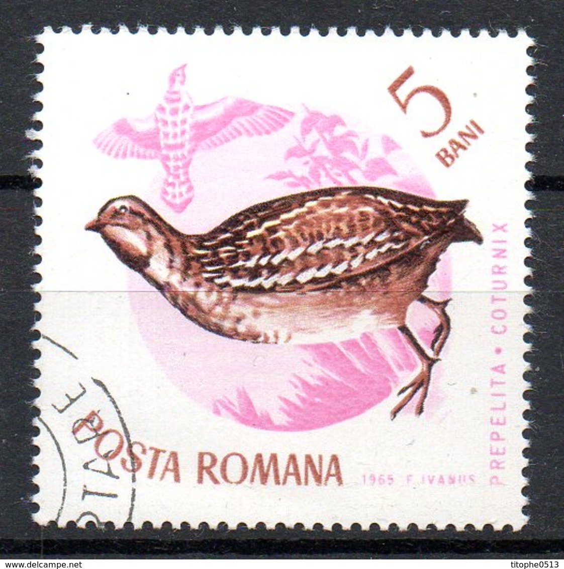 ROUMANIE. N°2145 Oblitéré De 1965. Caille. - Grey Partridge