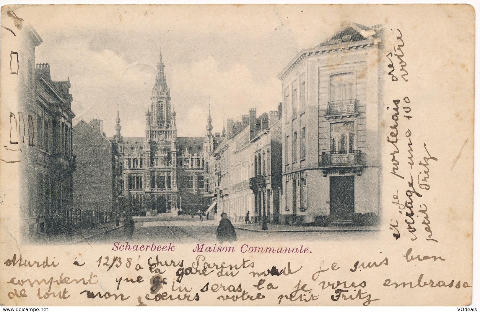 CPA - Belgique - Brussels - Bruxelles - Schaerbeek - Schaarbeek - Maison Communale - Schaarbeek - Schaerbeek