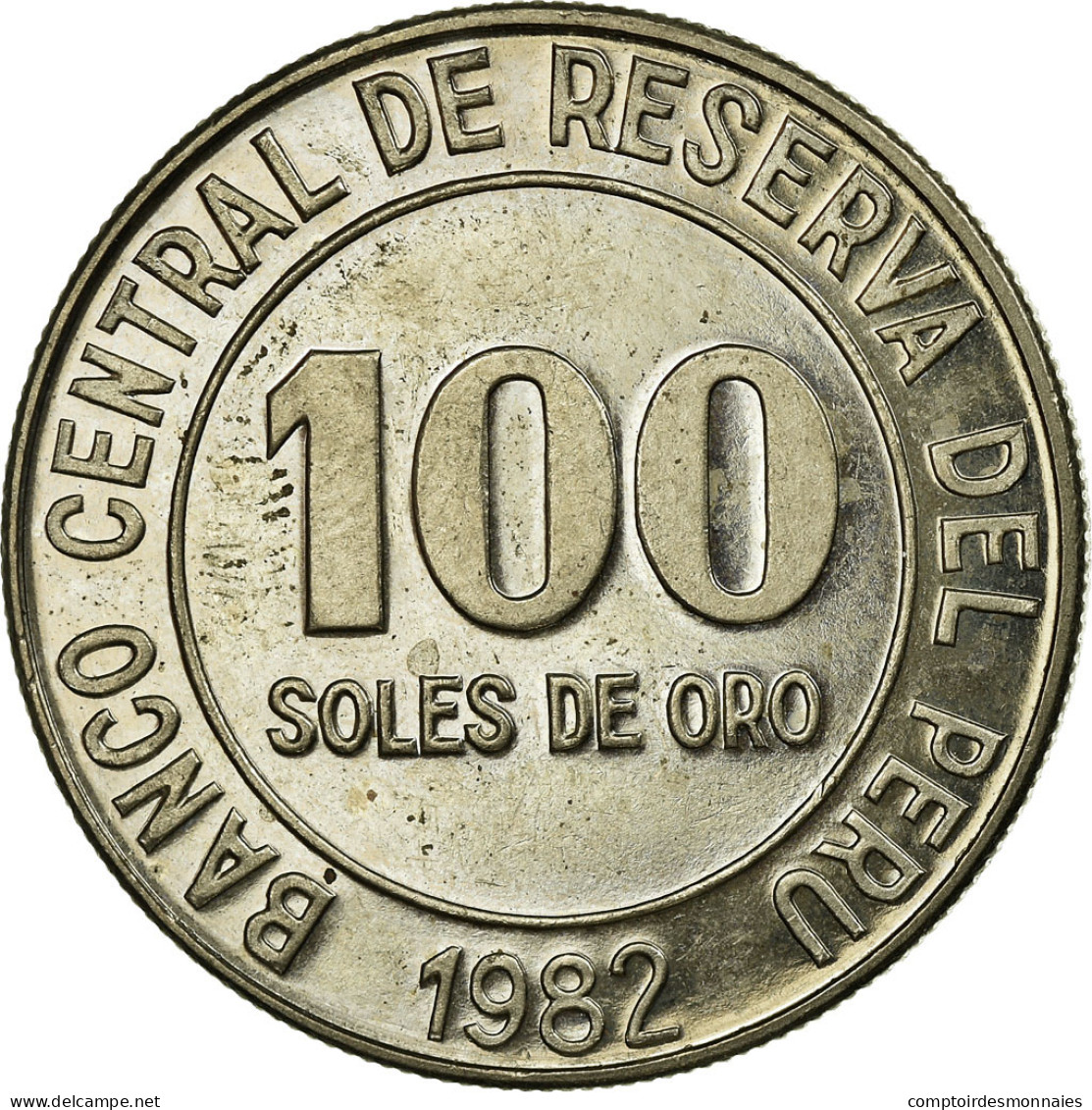 Monnaie, Pérou, 100 Soles, 1982, TTB, Copper-nickel, KM:283 - Peru