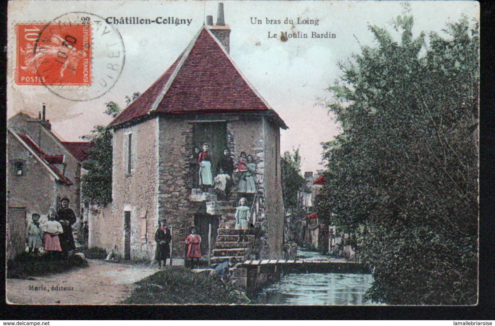 45, Chatillon Coligny, Un Bras Du Loing, Le Moulin Bardin - Chatillon Coligny