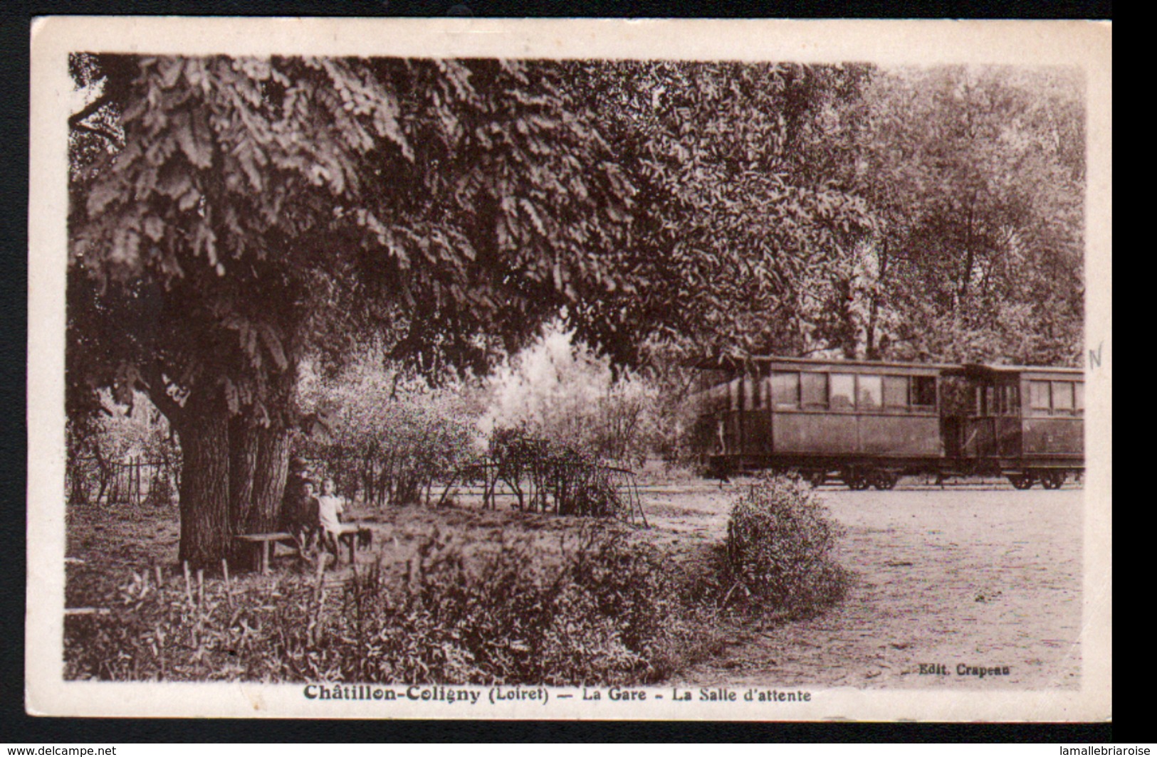 45, Chatillon Coligny, La Gare, La Salle D'attente - Chatillon Coligny