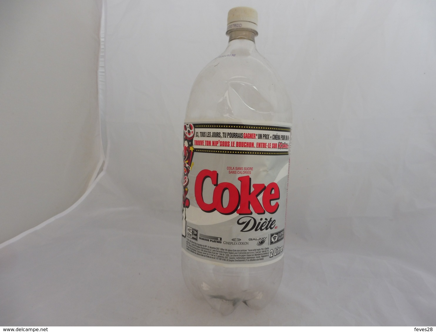 COCA COLA® DIET BOUTEILLE PLASTIQUE VIDE 2007 CANADA 2L - Bouteilles