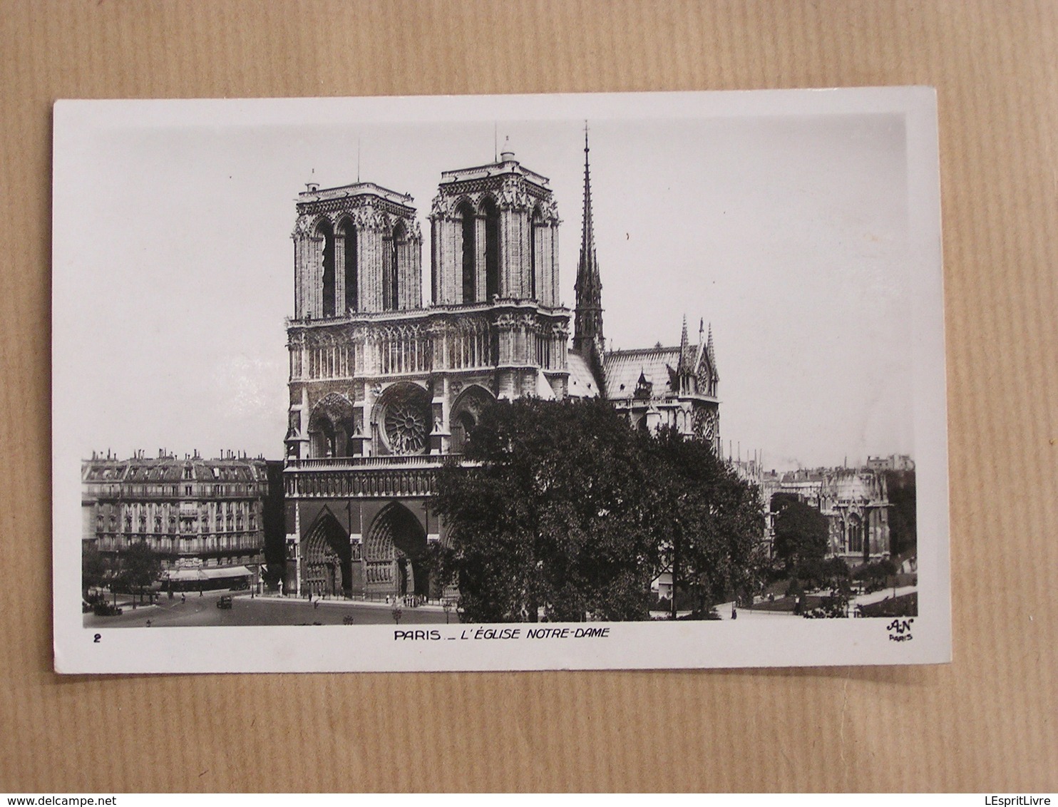 PARIS L'Eglise Notre-Dame De Paris Cathédrale CPA Carte Postale France - Notre Dame De Paris