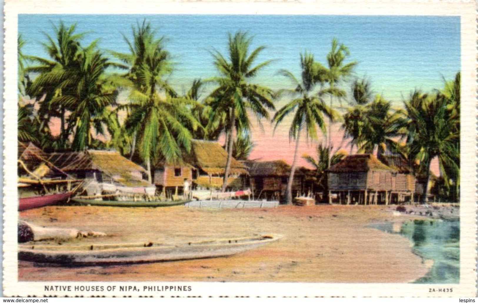 ASIE - PHILIPPINES -- Native Houses Of Nipa - Filipinas