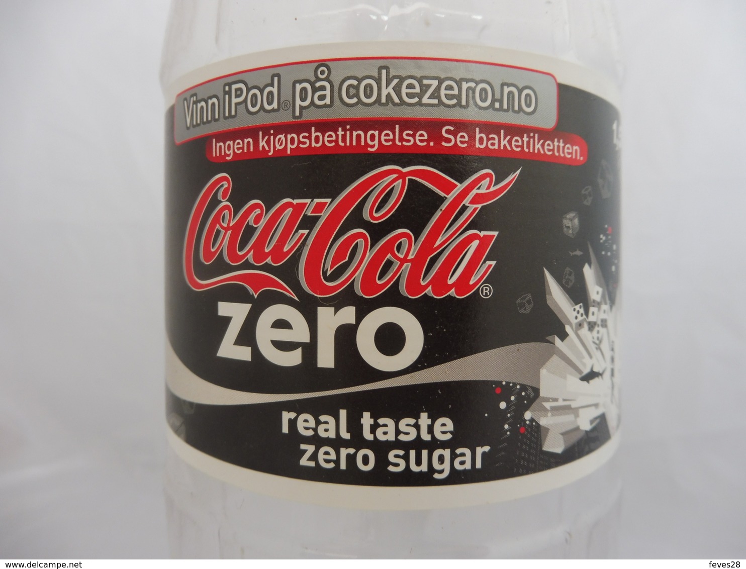 COCA COLA® ZERO BOUTEILLE PLASTIQUE VIDE 2007 NORVEGE 1.5L - Bouteilles