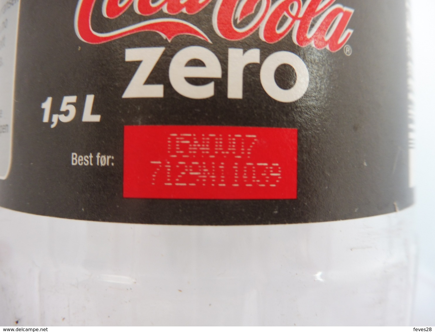 COCA COLA® ZERO BOUTEILLE PLASTIQUE VIDE 2007 NORVEGE 1.5L - Flaschen