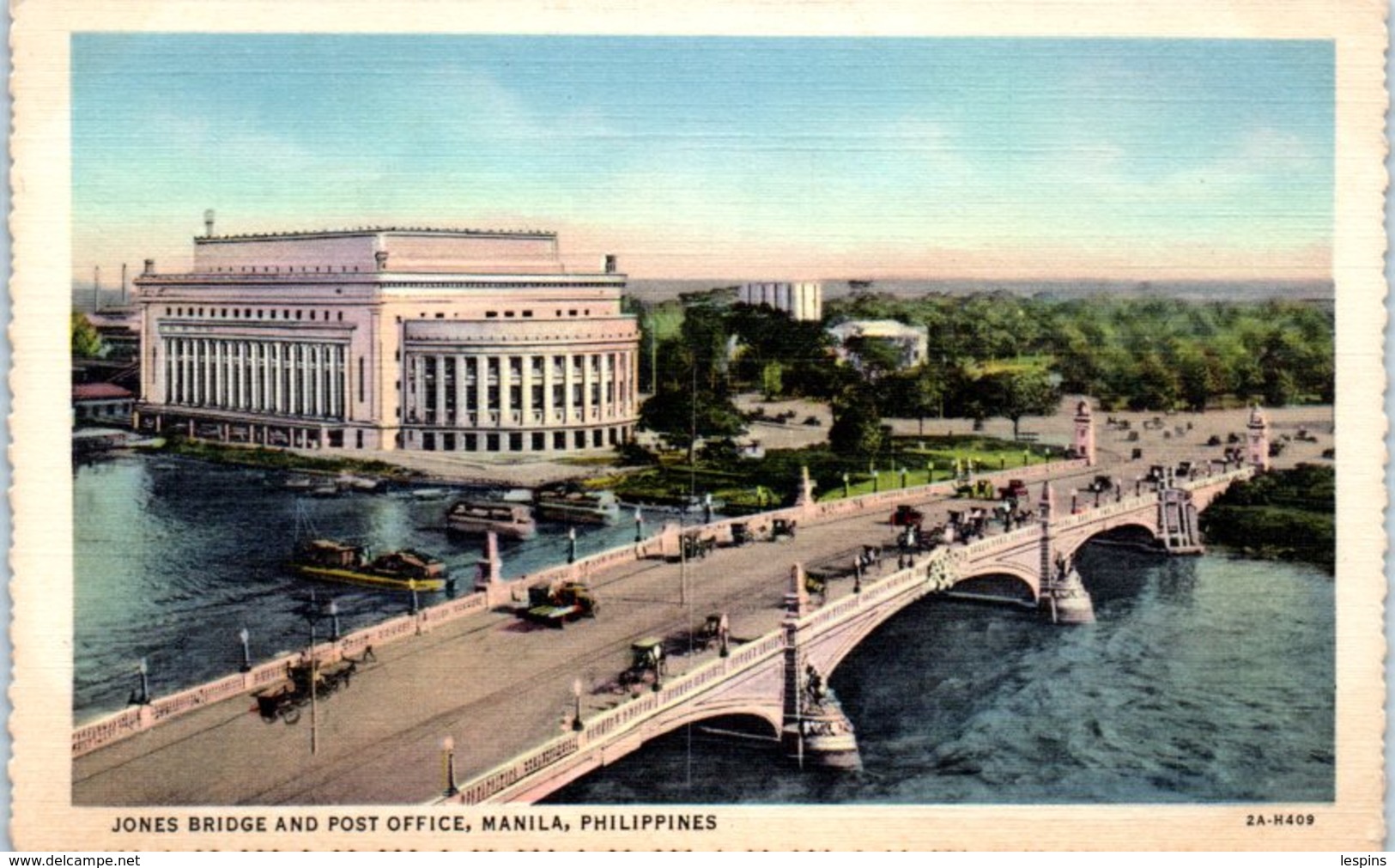 ASIE - PHILIPPINES -- Jones Bridge And Post Office Manila - Filipinas