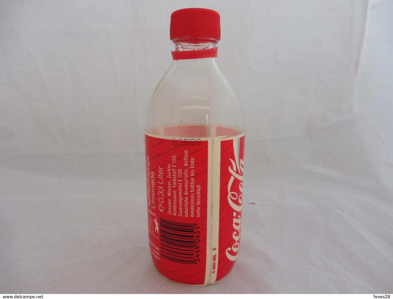 COCA COLA® BOUTEILLE VERRE VIDE 1989 SUISSE 0.33L - Bouteilles