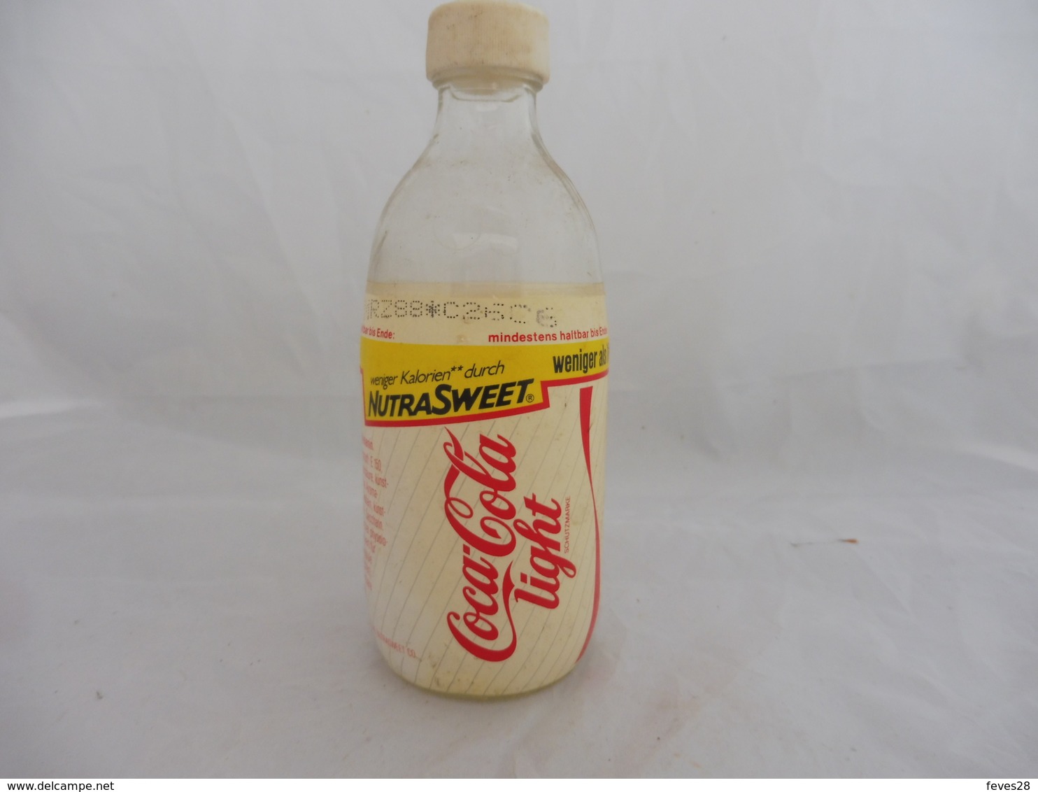 COCA COLA® LIGHT BOUTEILLE VERRE VIDE 1988 SUISSE 0.33L - Bouteilles